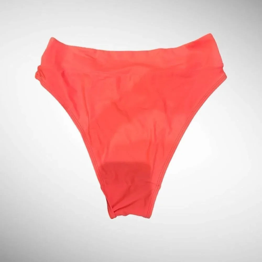 Size M Halara Crossover Bikini Bottom in Dreamy Pink